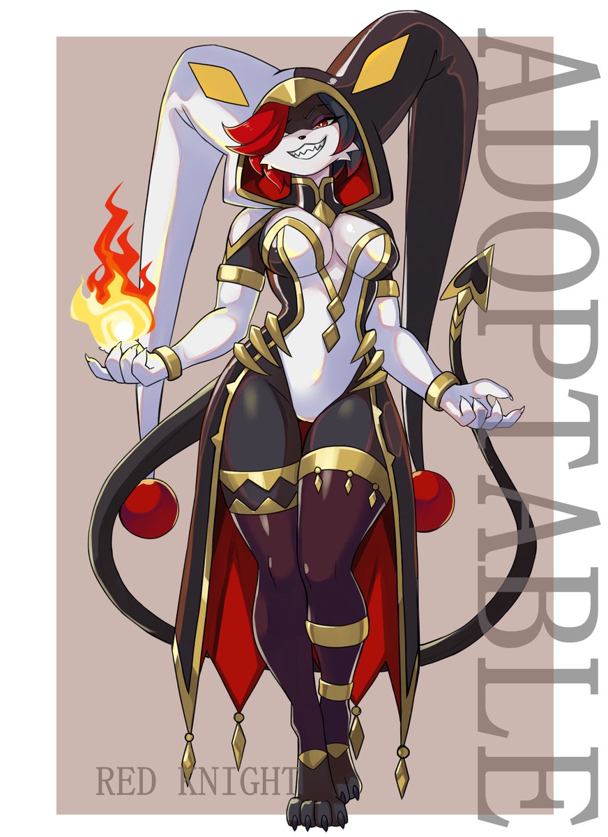 TheScarlKnight's tweet photo. I’ve been sick for the past week, but I’m slowly getting back to work!
This character has already been sold, the buyer didn’t even give me time to announce the auction! xD But they kindly allowed me to share the artwork anyway.

I’ll be getting back to my usual routine over the next few days! ❤️‍🩹