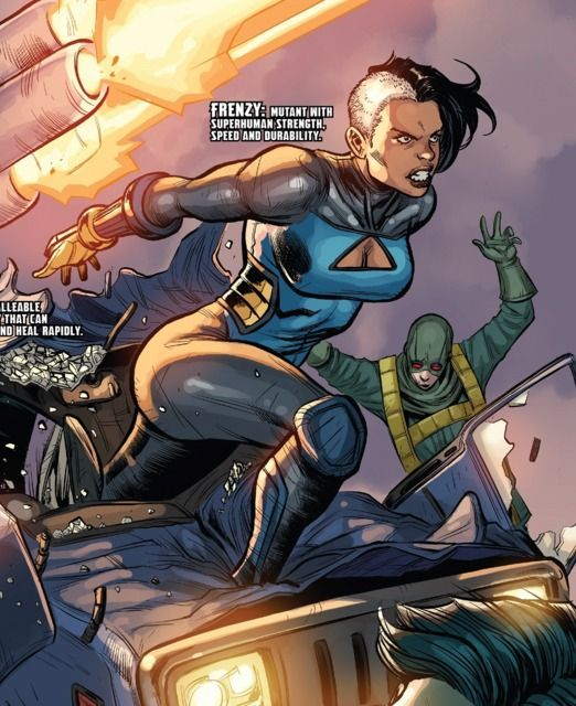 Ihnanna7's tweet photo. Frenzy heard about Magneto while he was under trial, and during his rule on Genosha she was an ambassador. She eventually joined the X-Men and during the Kakoan Age she became ambassador extraordinary for the Galactic Council. https://t.co/wEXn9qJLEx