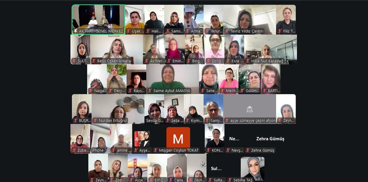 meryemgoka's tweet photo. 📍AK Parti Genel Merkez

Genel Merkez Kadın Kolları Başkanımız Sayın @tugbaisikercan ’ın başkanlığında, 81 İl Kadın Kolları Dış İlişkiler Başkanlarımızla istişare ve değerlendirme toplantımızı gerçekleştirdik.

Toplantımızda, uluslararası alanda yürüttüğümüz çalışmalar ile önümüzdeki döneme ilişkin faaliyetlerimizi değerlendirdik. 

Dış ilişkiler alanındaki çalışmaların daha etkin ve verimli yürütülmesine yönelik görüş alışverişinde bulunarak yol haritamızı istişare ettik.

@AKKADINGM
@AKPartyForeign 
@aktanitimkonya