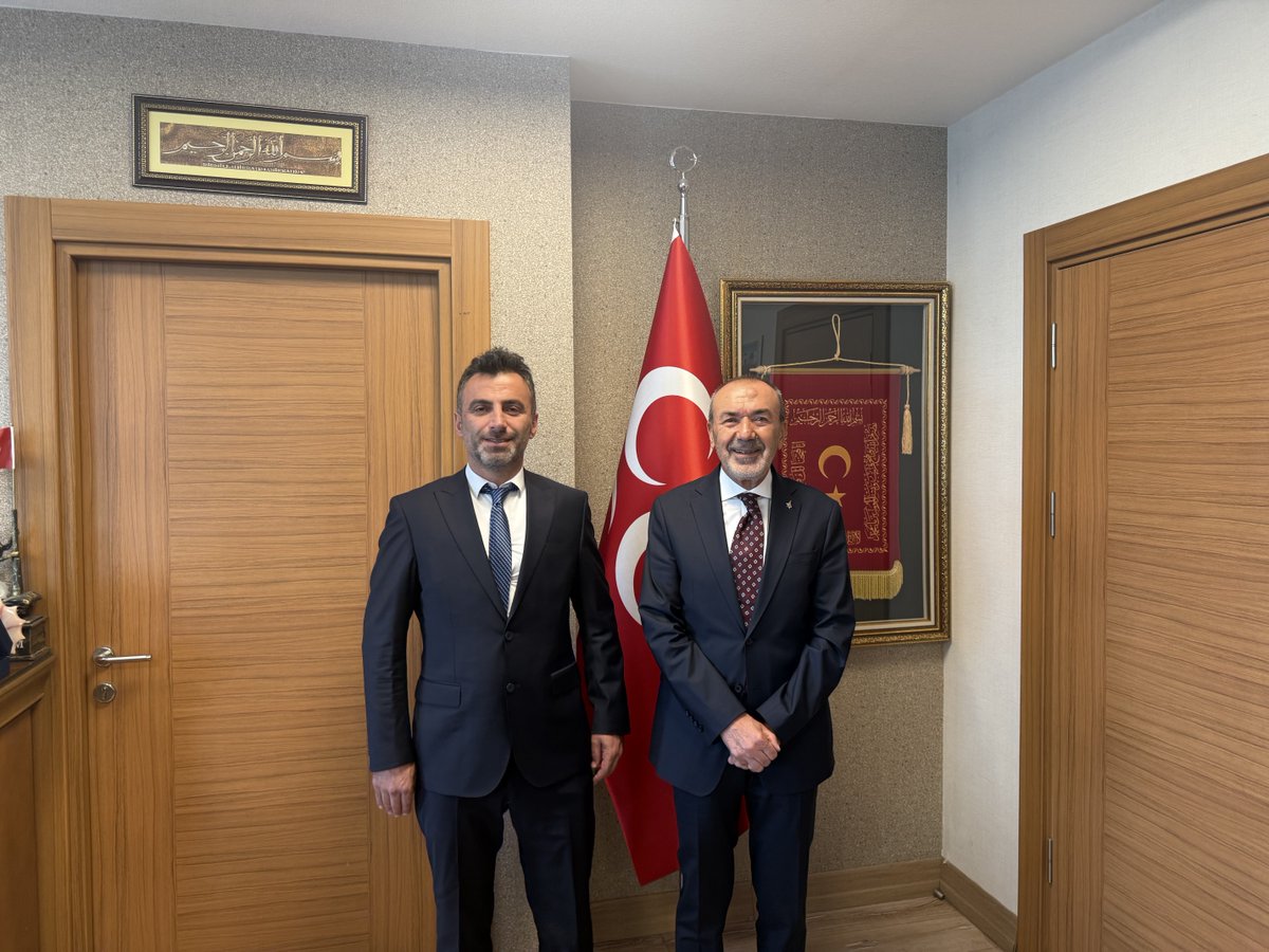 recaiatalay's tweet photo. Ankara şube başkanımız Sn Osman Özdemir ile birlikte MHP Genel Başkan Yardımcısı Sn Yaşar Yıldırım’ı makamında ziyaret ettik. https://t.co/Ast3jOcdQd