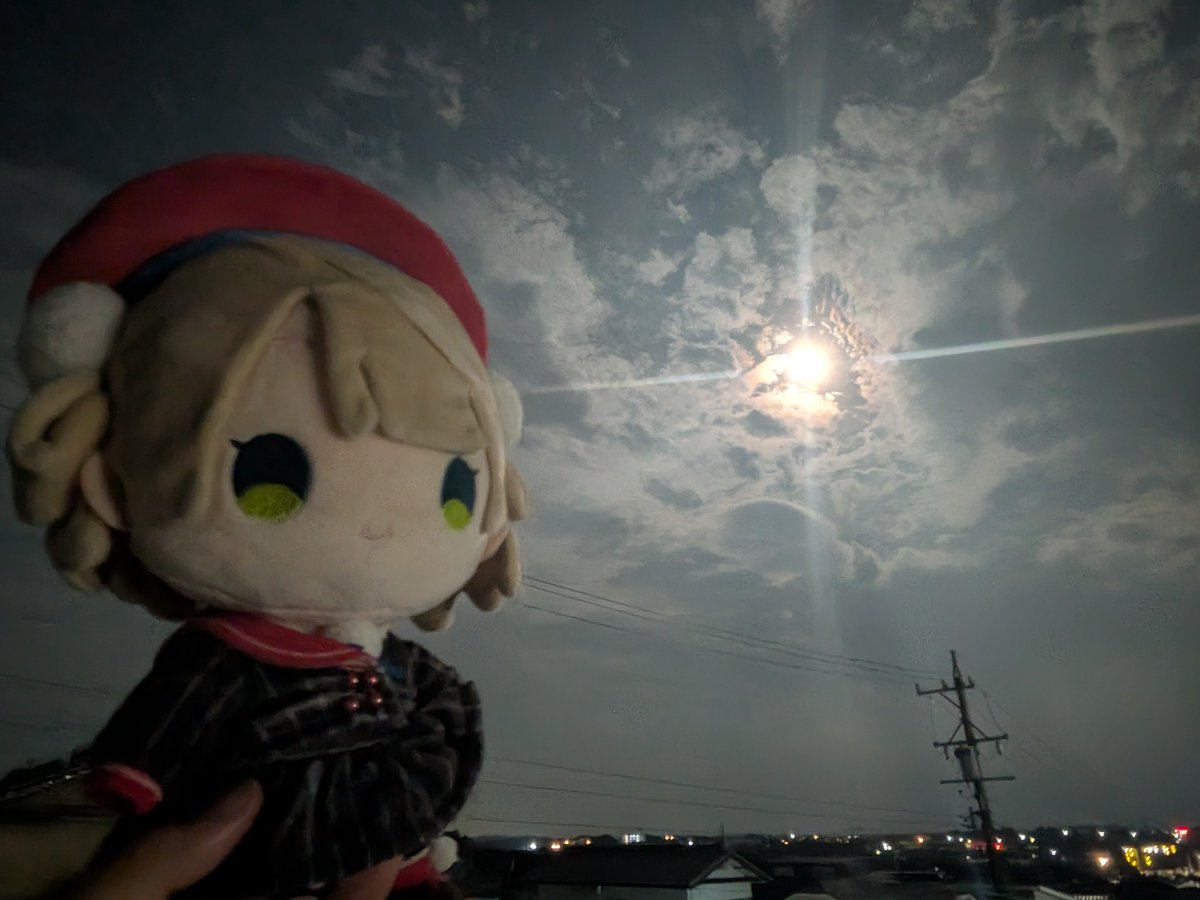 Takenoko_0303m's tweet photo. うい。満月だよ🌕 https://t.co/RhyzOKVABa