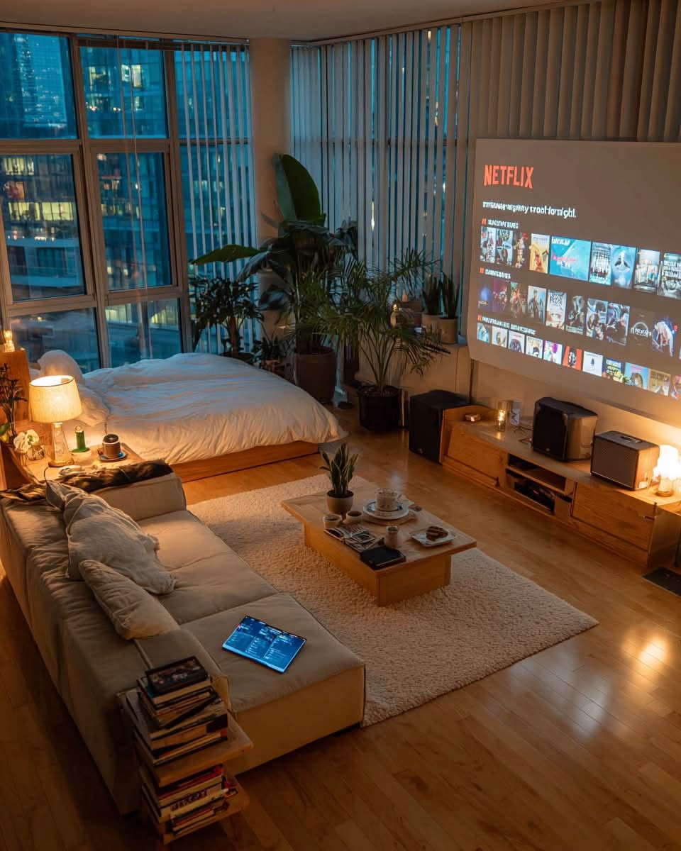 HOUSEPORN___'s tweet photo. If this were my apartment I'd become so unsociable 😭 https://t.co/ZrlFBlmONG