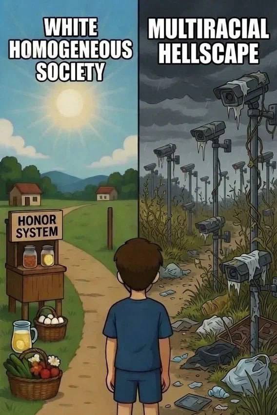 GenericSnarky's tweet photo. Dumb normie conservatives are mad about the cameras but not about the masses of brown people that made the cameras necessary https://t.co/ZMimHb1ZDs