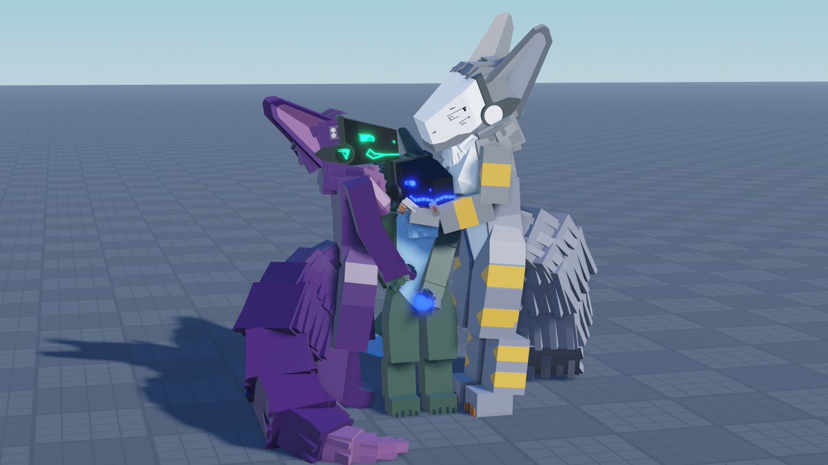 Roland_Smutt's tweet photo. Expected to happen when you're shorter than the big gals.

Poor almy getting ganged up on by Vela and Verum... qwq https://t.co/1vcLbBkNNU