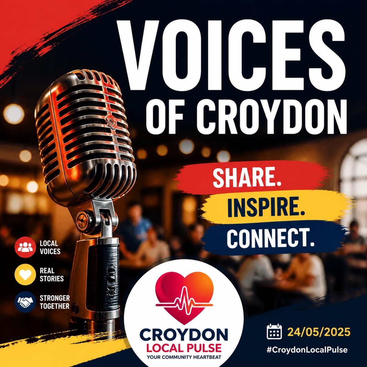 CroyLocalPulse's tweet photo. π€ Step up to the mic, Croydon : your voice belongs here. From spoken word at The Oval Tavern to grassroots storytelling, our stages are where raw talent meets community.
Drop recs below! π
#Croydon #OpenMic #Poetry #CroydonLocalPulse https://t.co/uxBiDls8gn
