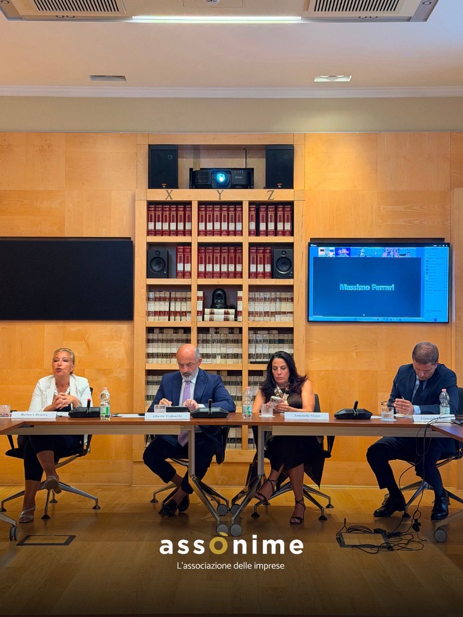 Assonime's tweet photo. 📌 II Incontro del Gruppo di Giunta dedicato agli incentivi fiscali

Si è svolto il II Incontro del Gruppo di Giunta di @Assonime coordinato da Antonella Mansi, dedicato al tema degli incentivi fiscali e al loro ruolo nel sostenere la competitività e gli investimenti delle imprese.

Per maggiori informazioni visita il sito ➡️  https://t.co/zU362c63kv