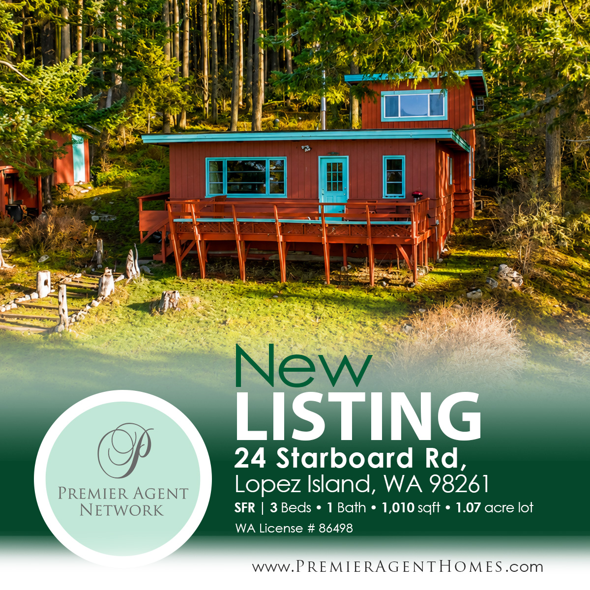 PremierAgentN's tweet photo. ** New Listing **
24 Starboard Rd, Lopez Island, WA 98261 | $850,000
SFR | 3 Beds • 1 Bath • 1,010 sqft • 1.07 acre lot
Listed by Bill Johnson with Premier Agent Network Washington
Visit for more: https://t.co/DdKV792je9
#LopezIsland #WA #Washington #PremierAgentNetwork https://t.co/Jm2P85Xbok
