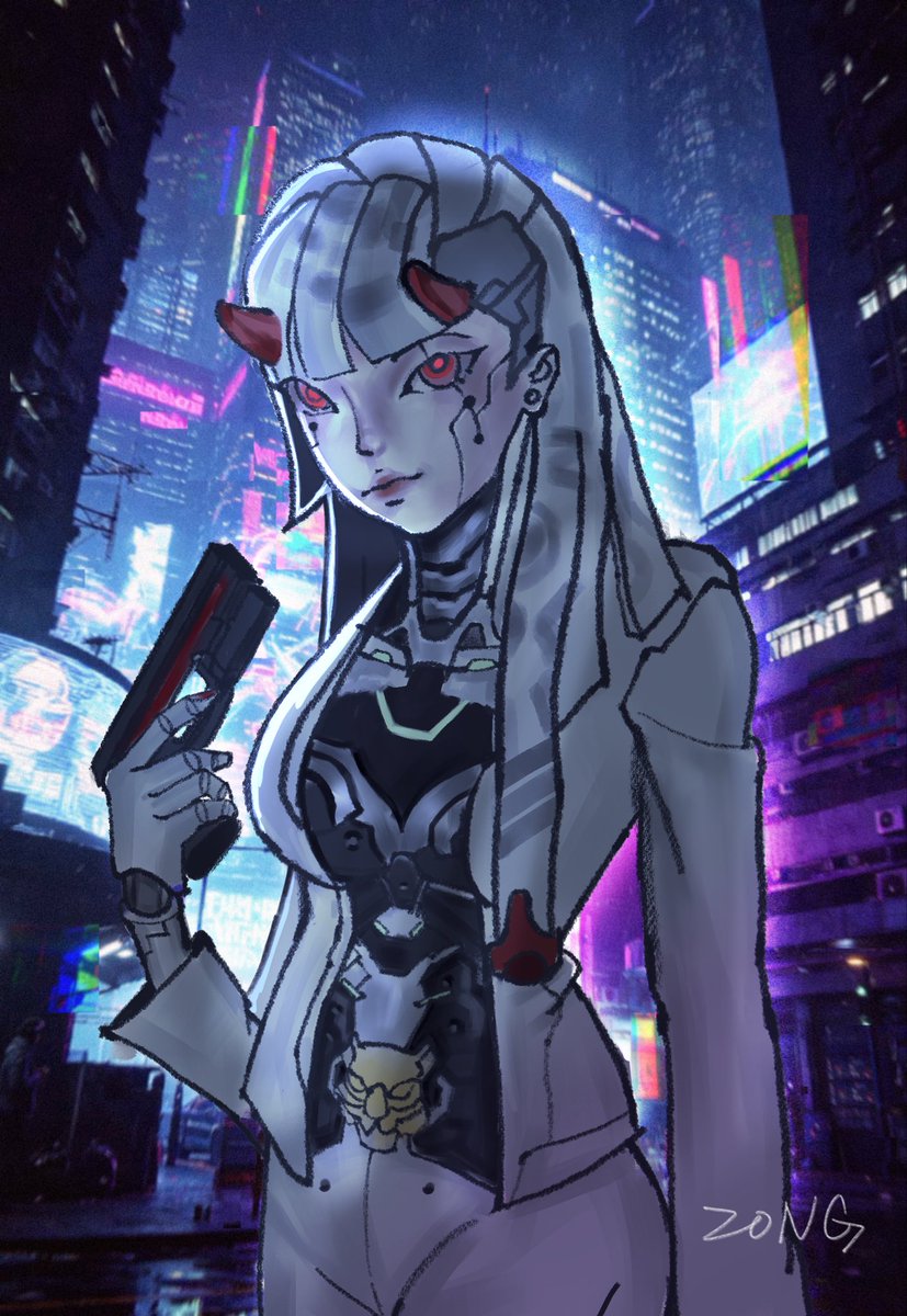 NTxa7's tweet photo. #Overwatch #overwatchfanarts ⛩️🌃 https://t.co/FhmE8eqtI4