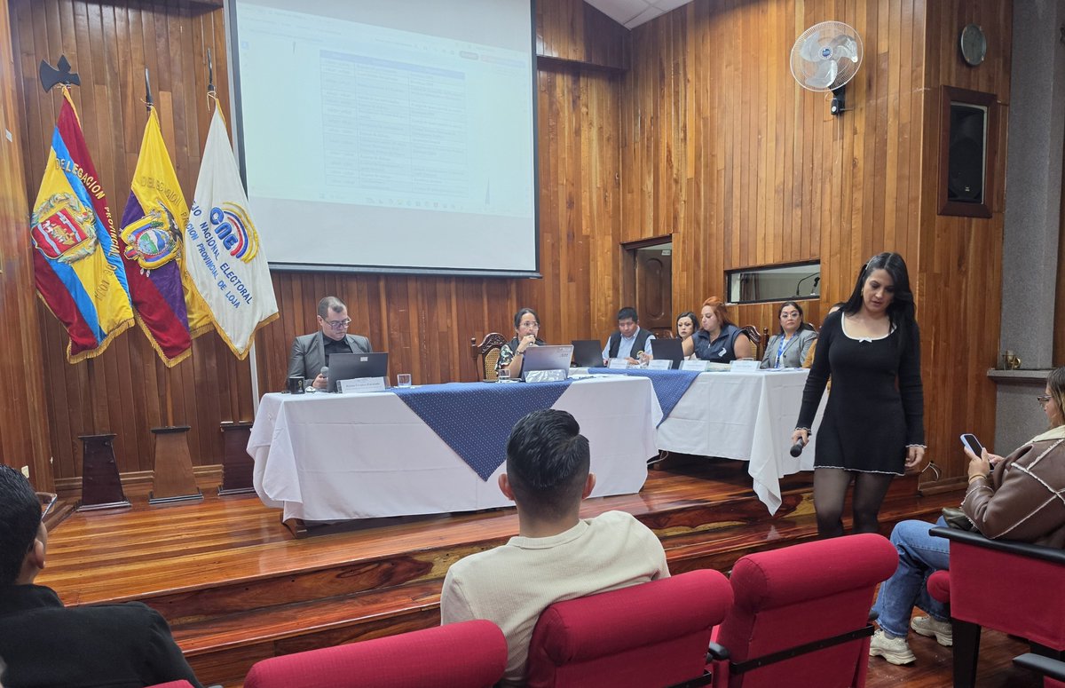 AVVOCATI_Ec's tweet photo. #Loja | Participamos del #ConsejoConsultivoCNE Provincial de Organizaciones Políticas para las #Elecciones2027Ec en calidad de procurador común de la alianza Provincial #ElCambioLoHacemosTodos #APLA #IzquierdaDemocrática #PartidoSocialista #Pachacutik https://t.co/zy4Va2uGvH