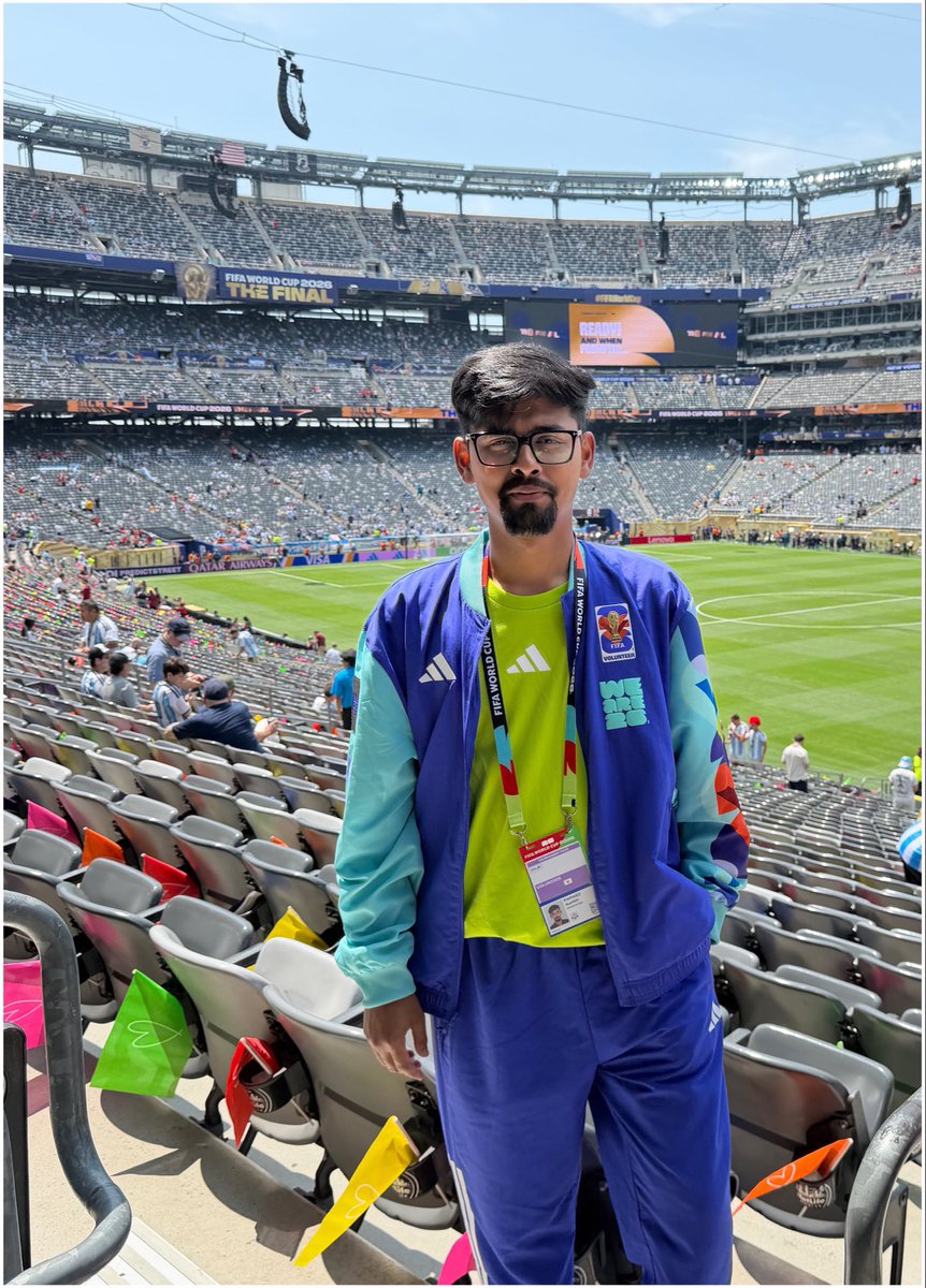 AurithParwez's tweet photo. FIFA World Cup 2026 Final 🇺🇸🗽❤️⚽️💵

Ceremonies Volunteer 

New York New Jersey Stadium 

19 July 2026 https://t.co/lqpFiEH24n