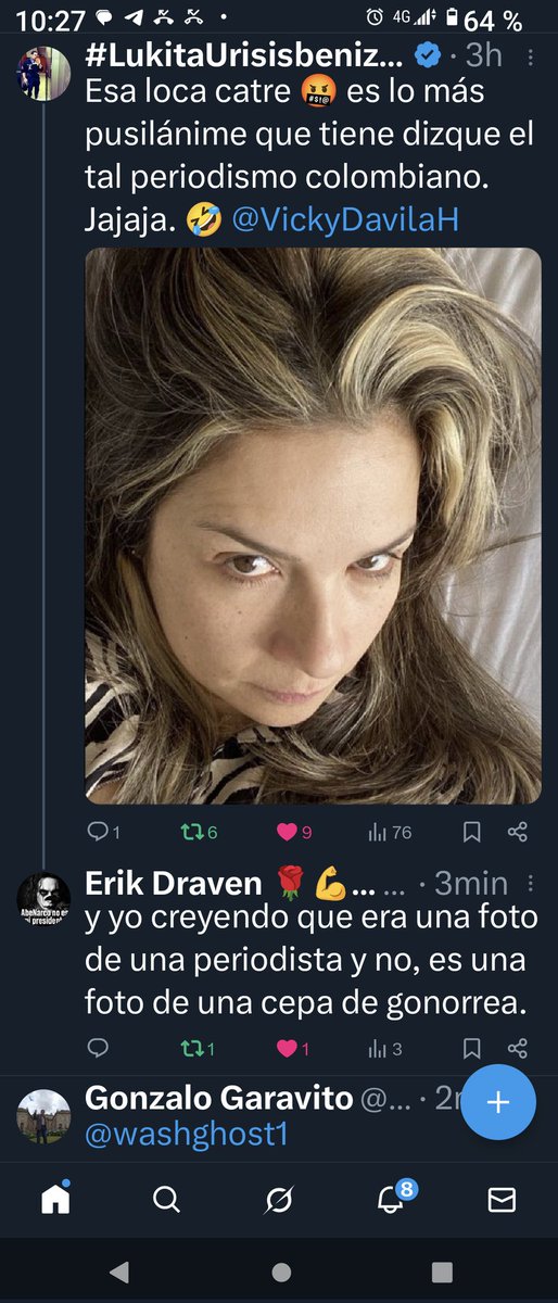 JWGarcia2's tweet photo. @VickyDavilaH 🤣🤣🤣🤣🤣.... Ah que bien @VickyDavilaH.deP..., guarda este con sincera dedicatoria, sarnosa PREPAGAD@.
#VickyRastreraMiente
#VickyFake https://t.co/1yVWhEqevY