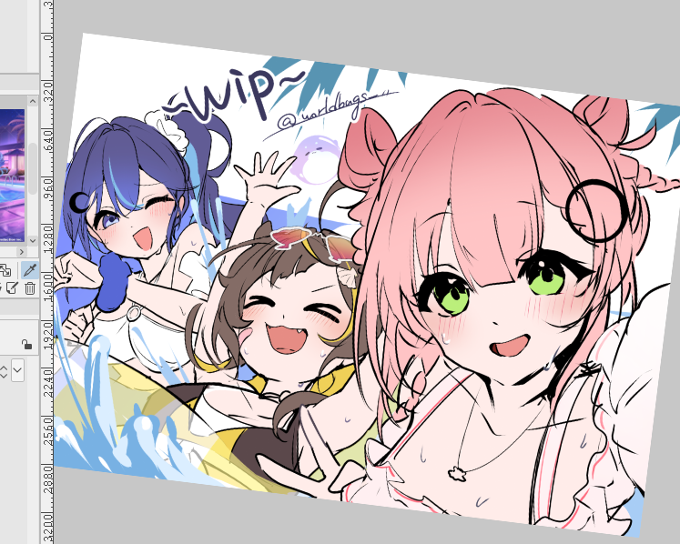 _Worldbugs_'s tweet photo. やばいめちゃかわいいのゔぁ描いてる！！ https://t.co/Sx1n1Ha9f1