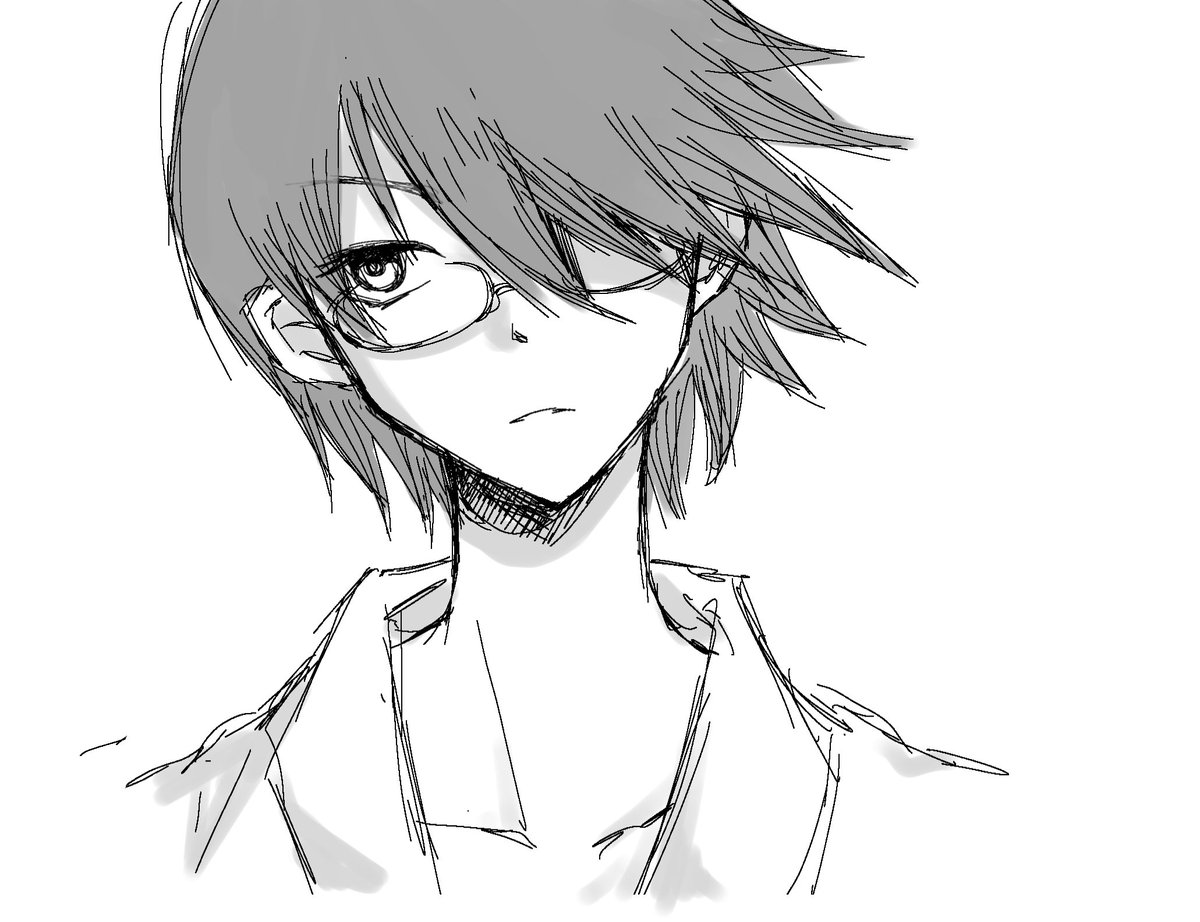 LsakuraO2's tweet photo. This is the first time I painted him.
#さよなら絶望先生 #糸色望 https://t.co/0e9SCTuXQd