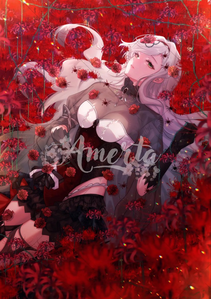 HinaVtube's tweet photo. This is a commission that chat helped make happen. Thank you so so much to everyone who helped bring this to life. 🥹

And of course a huge thank you to @amertastudios for creating this amazing artwork. You absolutely nailed it. 🌹✨

I appreciate every single one of you!! 🌹 https://t.co/r5XilIcT1P