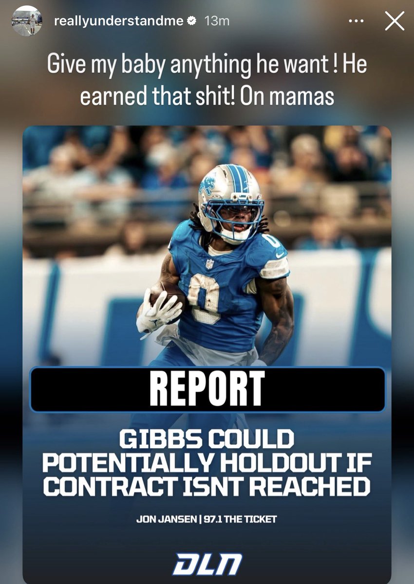 the_det_times's tweet photo. Former Lions RB David Montgomery speaks on Jahmyr Gibbs’ contract situation:

“Give my baby anything he want ! He earned that shit! On mamas” https://t.co/PyNpzhnyAW