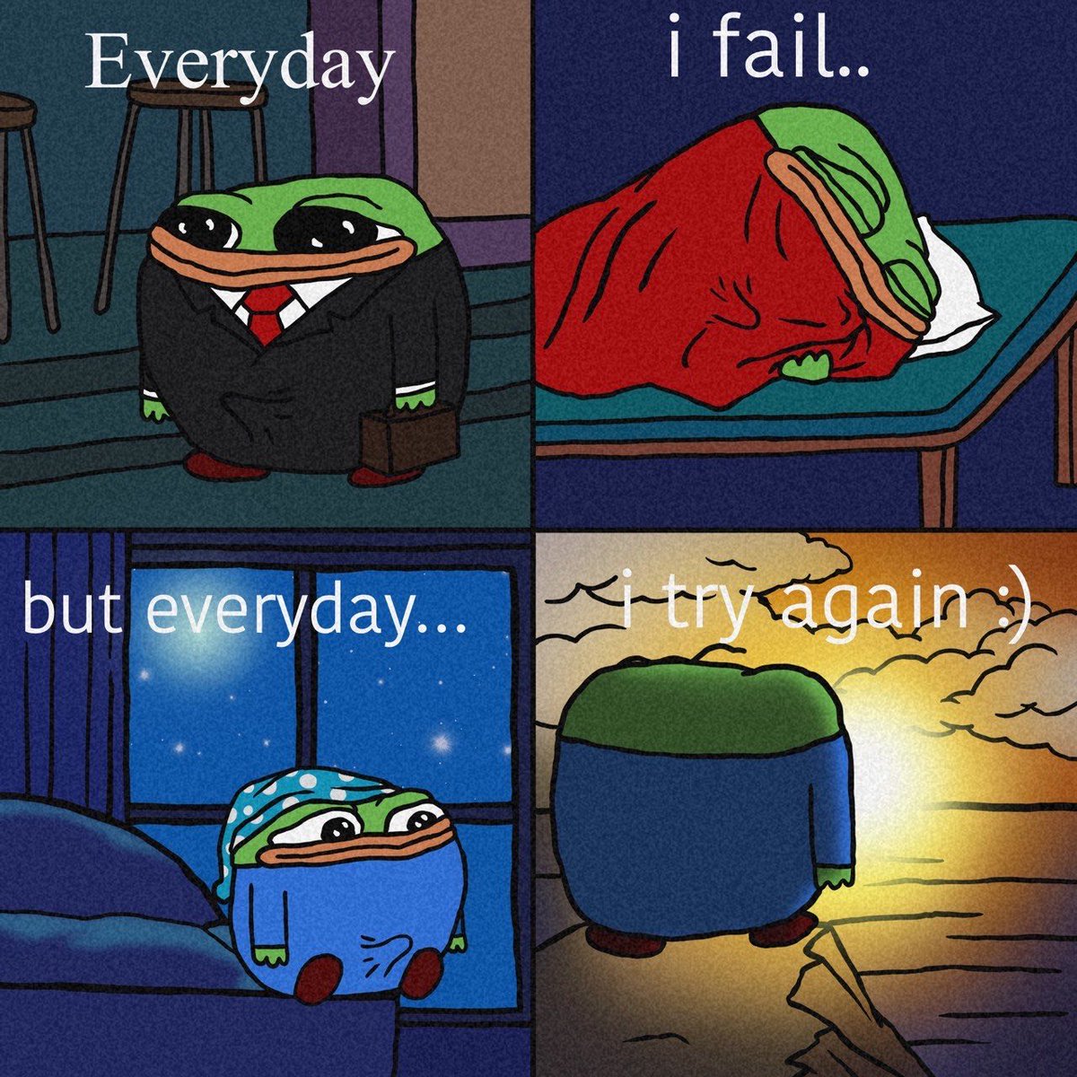 smolpep_memes's tweet photo. To celebrate our new website and migration let’s do a giveaway back to the community!!!

🐸 SMOL PEP MEME COMPETITION 🐸

Think you’ve got the best $PEP meme? Now’s your chance!

How to enter:
1️⃣ Reply to this post with your original $PEP meme
2️⃣ Retweet this post
3️⃣ Follow @smolpep_memes
4️⃣ Must hold at least 150,000 $PEP to be eligible

🏆 Prizes
🥇 750k - $PEP
🥈 350k - $PEP
🥉 175k - $PEP

⏰ Competition ends in 48 hours.

Good luck, and let the memes begin! 🐸🚀