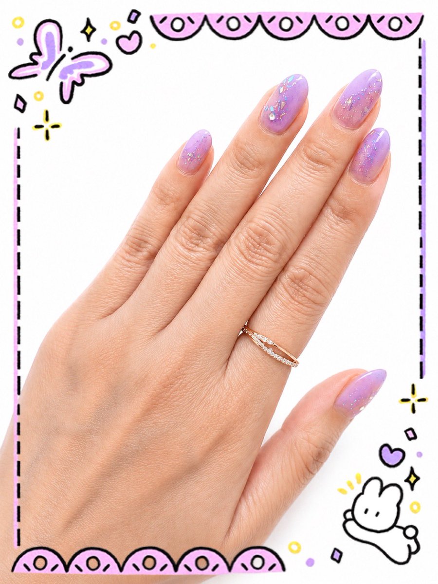 POIZUREN's tweet photo. 今月のネイル💅★*
夏っぽ涼しげ仕様〜
パープルもイイな( 💜´꒳`*) https://t.co/ohxW9xgSGt