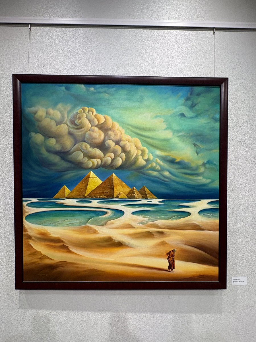 AmericaJR's tweet photo. “A New Day, a New Dawn” art gallery inside the Whitney Library 📚 in Las Vegas! #WhitneyLibrary #artgallery #LasVegas https://t.co/qOSYx5S25W