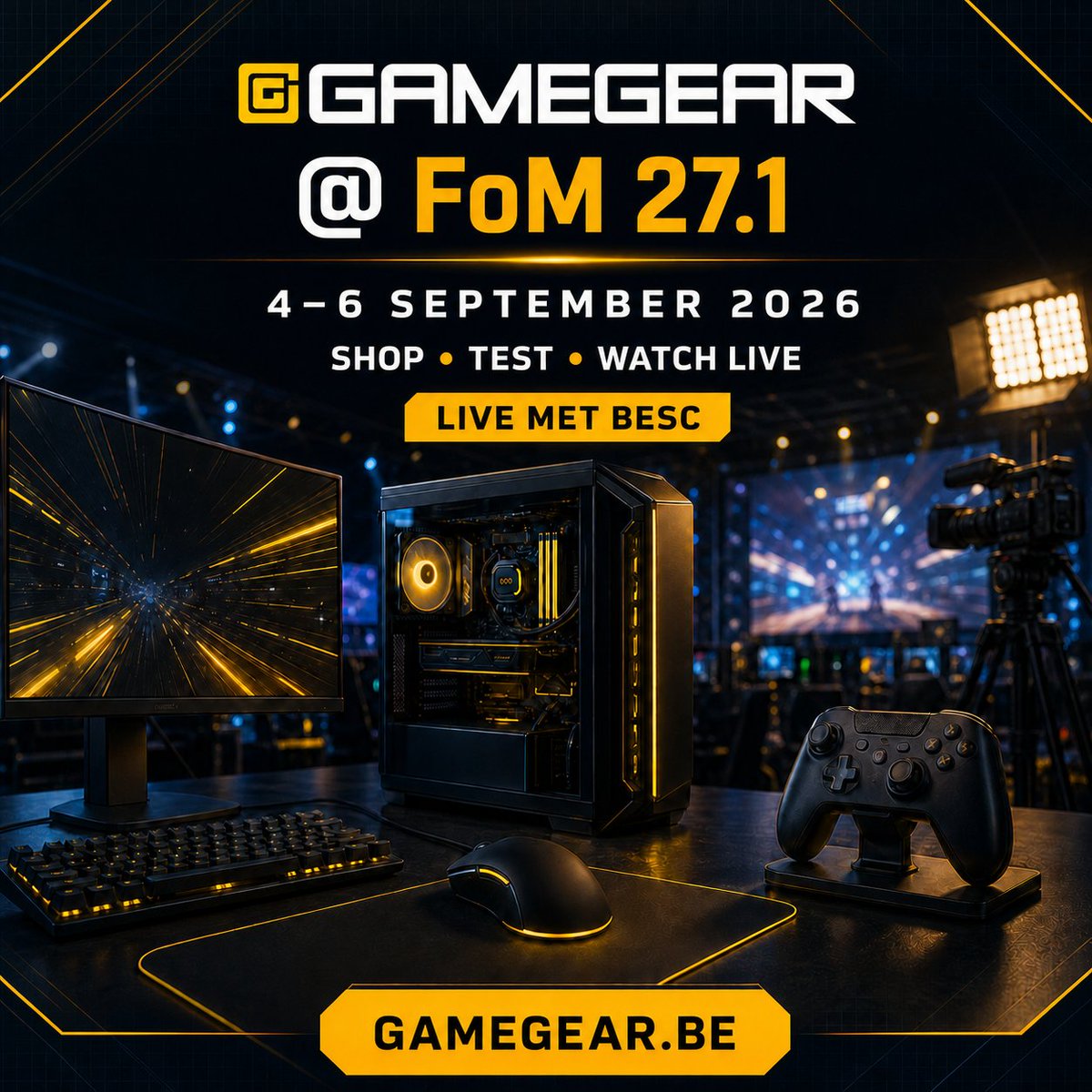 FoMLan's tweet photo. 🎮 Still need gaming hardware for Frag-o-Matic 27.1?

Good news for anyone who still needs last‑minute gear for FoM: Gamegear will be present from September 4th to 6th with a fully stocked shop stand in the Oktoberhallen! Whether you’re looking for a new mouse, keyboard, headset, cables, accessories, or even a sleeping bag for the entire LAN weekend. Gamegear has you covered.

Want to make sure your favorite hardware is ready when you arrive? Place your order in advance via the Gamegear webshop, and they’ll bring your items directly to Frag-o-Matic. This way, you’re guaranteed not to miss out and you save on shipping costs.

🛒 Order until September 1st
📦 Pick up your items at the Gamegear stand at FoM
🔗 Webshop: https://t.co/OeJJuETUUb