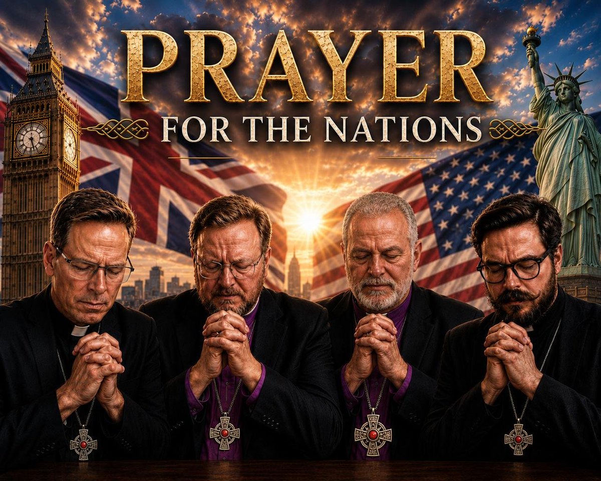 revwickland's tweet photo. 🇬🇧🇺🇸 PRAYER FOR THE NATIONS 🙏

Britain and the West stand at a critical moment.

Join us on July 30th  as we come before Almighty God to pray for the United Kingdom, the United States, our leaders, our churches, and the future of our nations.

"If my people, who are called by my name, shall humble themselves, and pray... then will I hear from heaven." — 2 Chronicles 7:14

📅 July 30th
🕣 8:30pm (UK)

Watch on @BishopDewar X and YouTbe account.

This is not about politics.
This is about repentance.
This is about revival.
This is about seeking the face of God before it's too late.

Please join us live, and invite others to stand with us in prayer.

@BishopRobert1 @RevBrettMurphy @revwickland 
#PrayerForTheNations #UnitedKingdom #UnitedStates #Revival #Prayer #Christian #Faith #Church #RevivalNow #PrayForBritain #PrayForAmerica