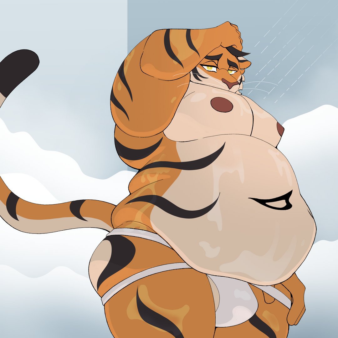FoxGloveVN's tweet photo. Happy tiger day from our sadboy fatty tiger and former actor Caelan! You'll see more of him in our VN Cruising Weight!

If you have any questions, let us know! 

#fat #fatfur #furryart #furry https://t.co/FhQNuZGHD0
