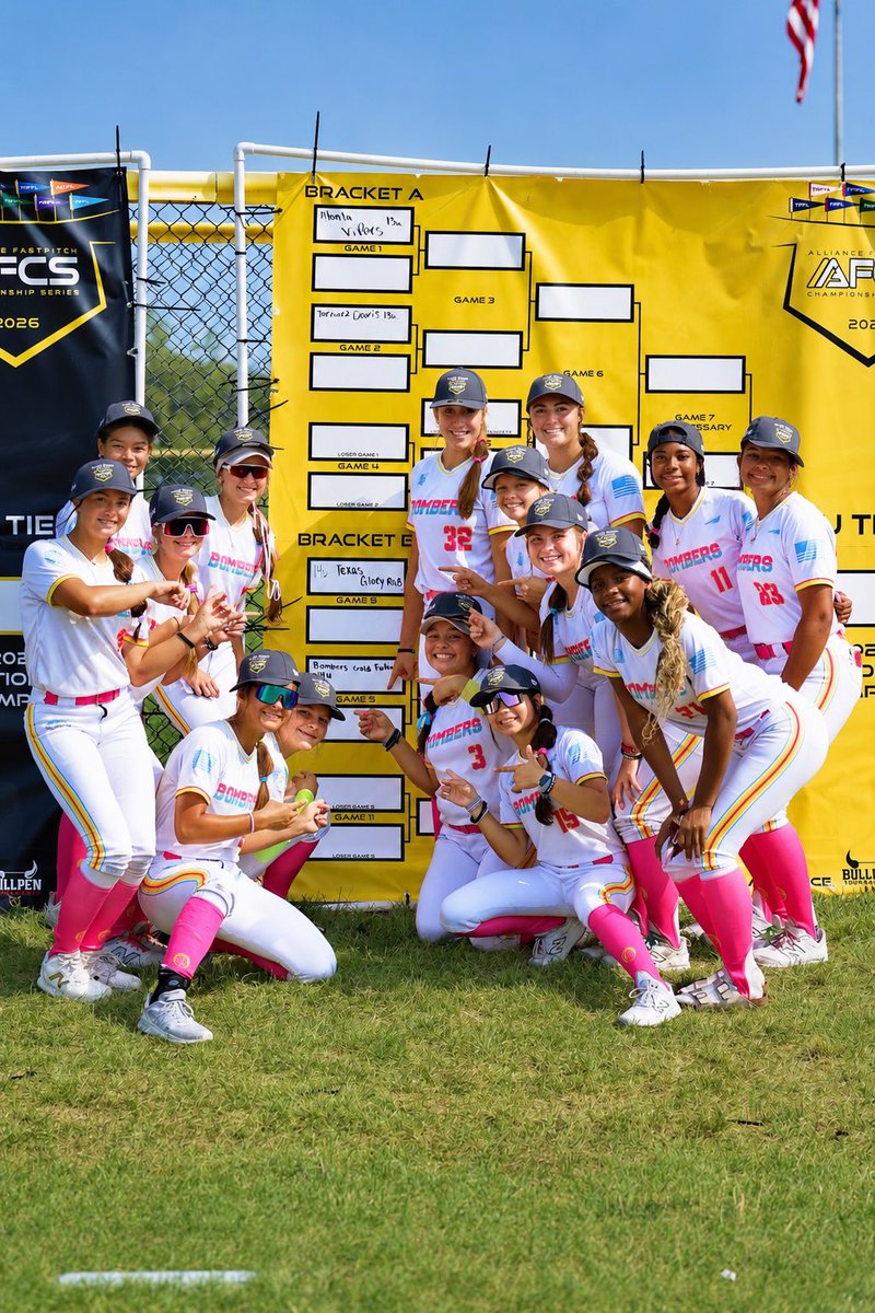 NorahGriff10's tweet photo. AFCS @thealliancefp Tier II Elite 8. Proud of this team’s effort and determination. Let’s stay focused, and keep the momentum going. @bombers_fp @BombersTexas @LineDsoftball @ExtraInningSB @SBRRetweets @NDsoftball @TOP_D1RECRUITS @RecruitMatador @AggieSoftball @TexasTechSB @ASUSoftball @LATechSB @CoastRecruitsSB @SoftballDown