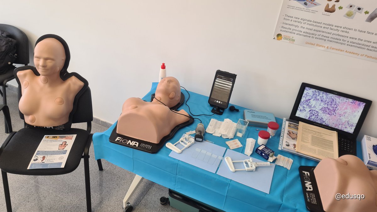 edusqo's tweet photo. Hoy, en la inauguración del Centro de Habilidades de @UMU Cirujana Doña Jamila hemos ido con todo: entrenamiento, simulación y seguridad del paciente con tecnología y métodología: #FioNA, modelos anatómicos y realidad virtual en #AnatomíaPatológica y metodología
#MedEd #SegPac https://t.co/Z3C32QaNzo