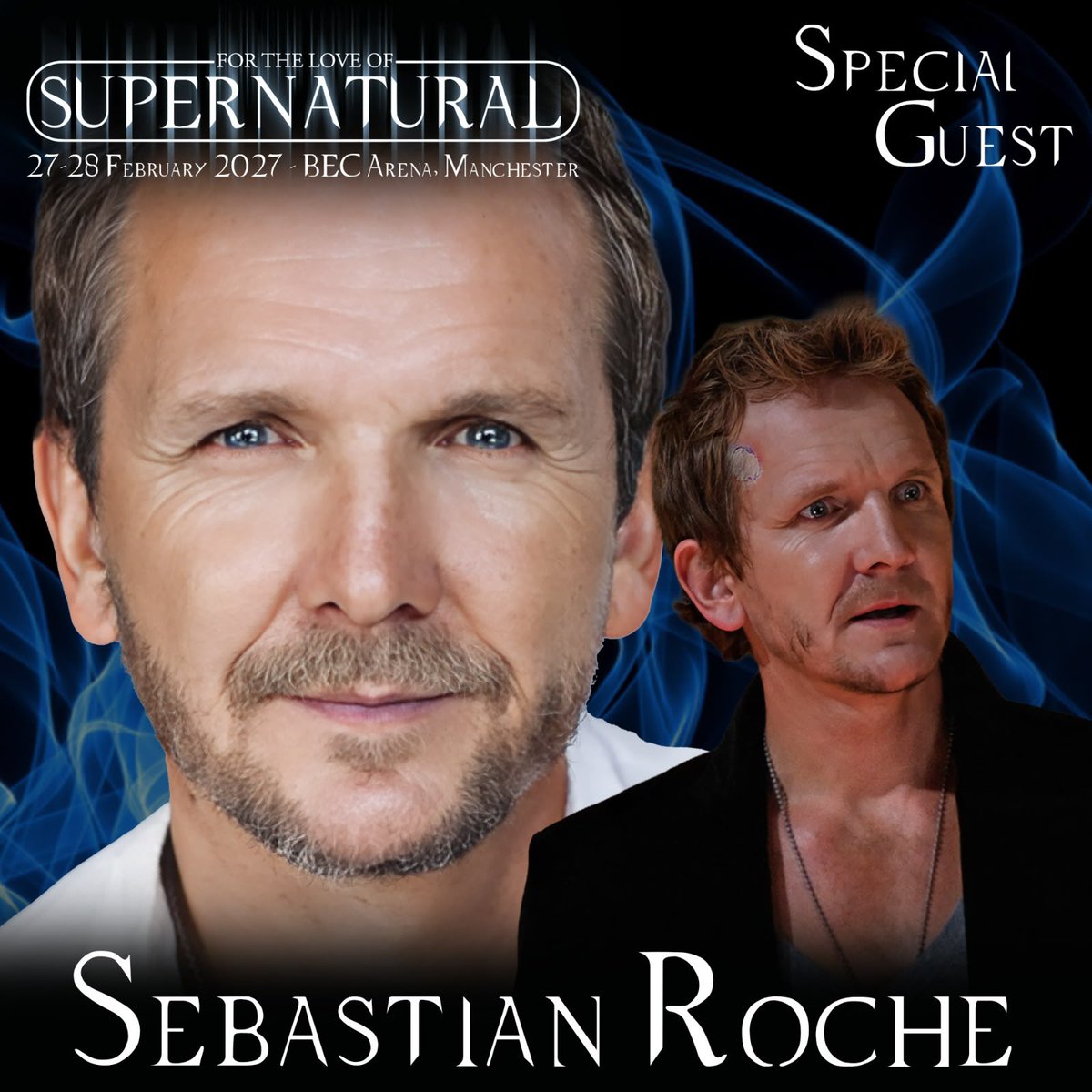 ftlospn's tweet photo. For the Love of Supernatural welcomes Sebastian Roche, known for projects such as Supernatural, The Originals, The Vampire Diaries, and many more.

Appearing 27-28 February!

Tickets: https://t.co/dwRH261djs https://t.co/N1Jhxdo0mr