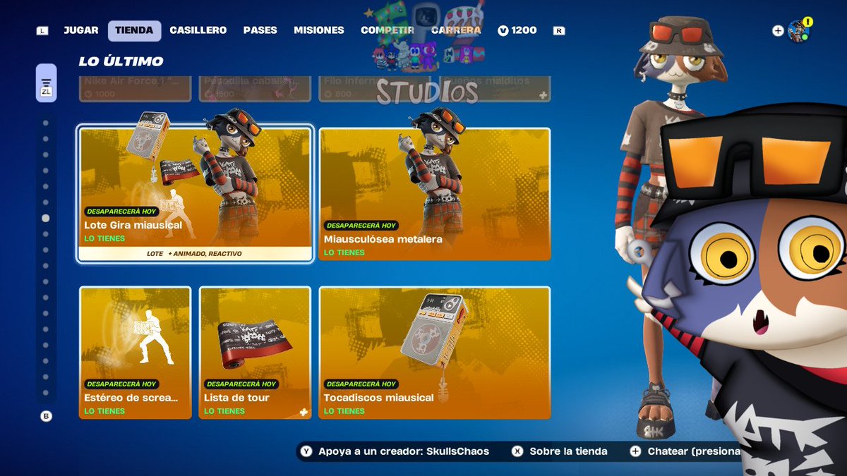 FP2Studios's tweet photo. Todos los fanboys y todas las fangirls de Miausculosea metalera solo hoy va a ser el último dia de comprarla y aprovechen antes que se valla. Rapido comprenla que ya se va a las 6:00PM en México

#Fortnite #FortniteArt #Meowskulls #Furry #FurryArt #Digitalart https://t.co/VFaGYFwy5Z