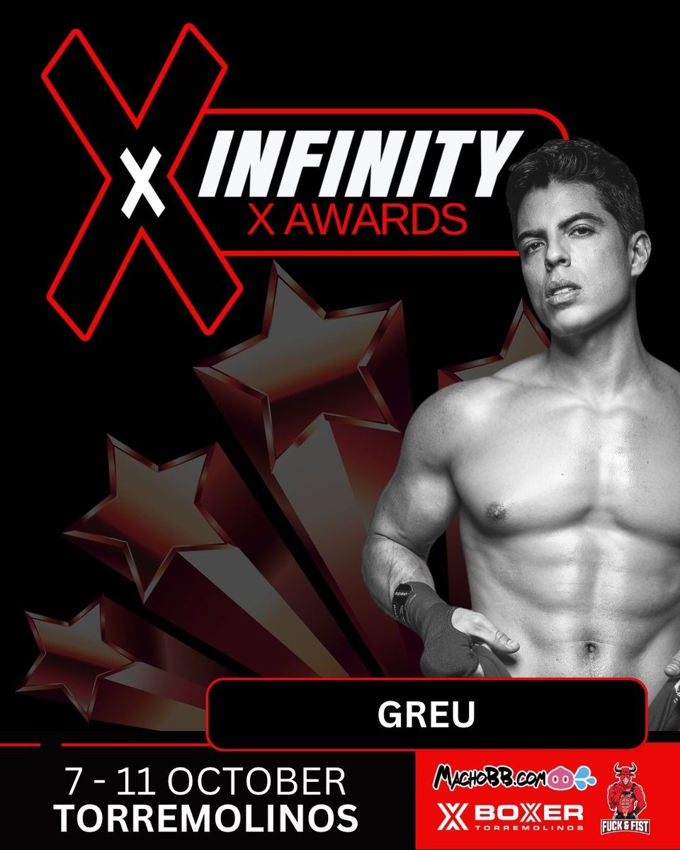 porn_awards's tweet photo. INFINITY AWARDS &amp; Porn Awards • 07 >> 11 October • Torremolinos.
CATEGORY: BEST MODEL:
@greu28 @john_gerk87 @JustinJedlica 
@kikegilxxx 
VOTE ONLINE https://t.co/LKbVIh4Q7L  - Powered by
@machobbcom
@BXR2014
@BOXERBARCELONA https://t.co/mKo6ViYz3v
