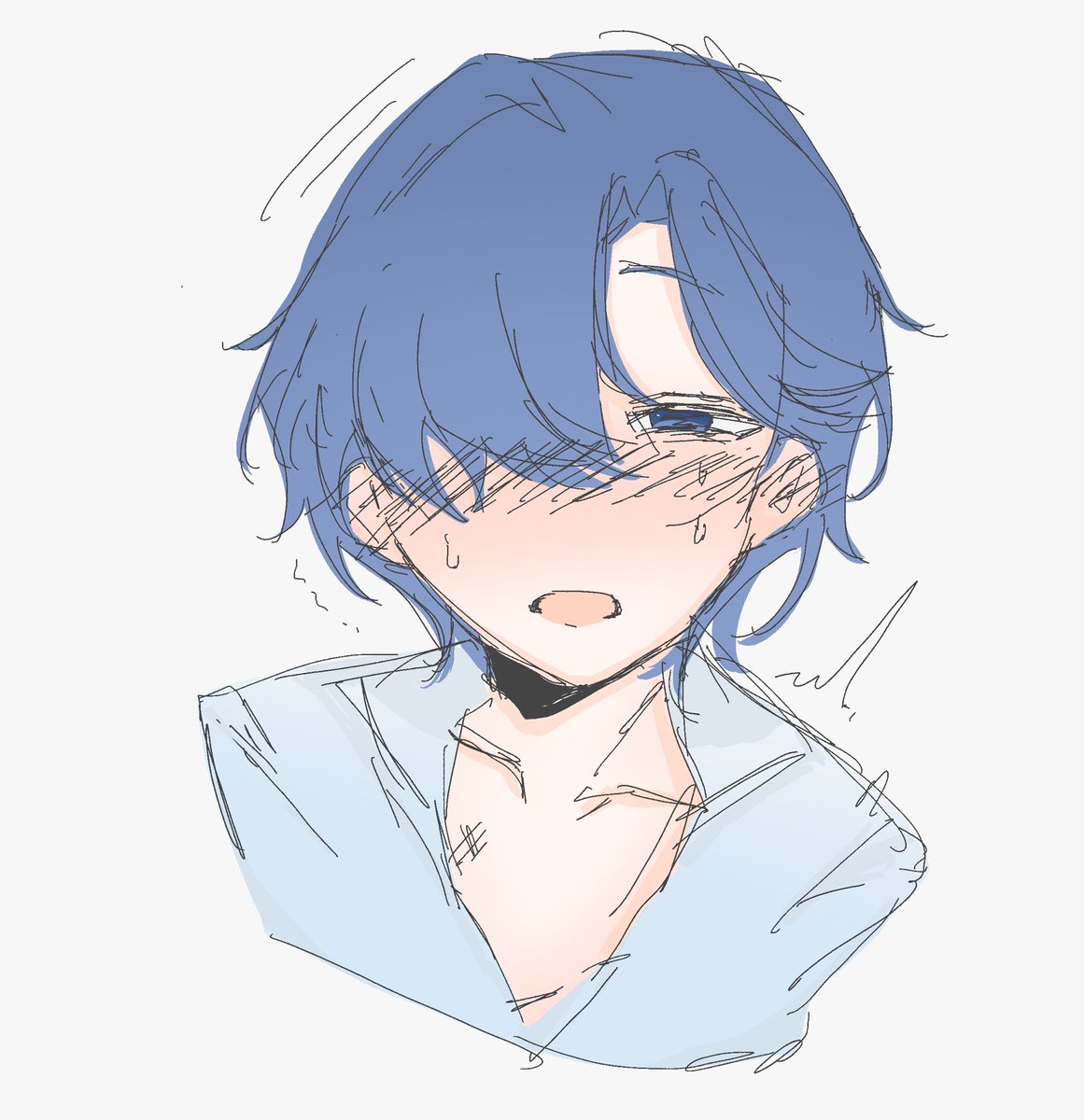 llama_27's tweet photo. 寝る前に描いたらくがき！
💐熱があるみた…？
#p5x https://t.co/uy0IxK185E