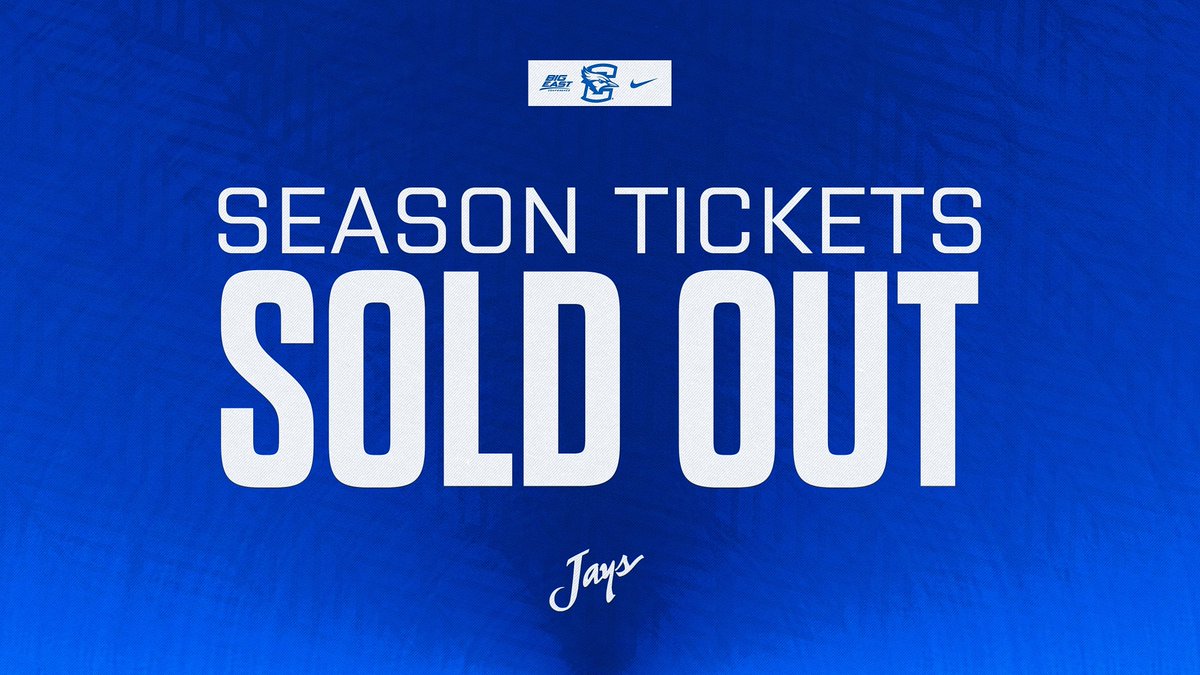 CreightonVB's tweet photo. 🚨 SOLD OUT  🚨

Season tickets have officially sold out for this season! We can't wait to C U this fall!! 

#GoJays https://t.co/8rMFGshiO1