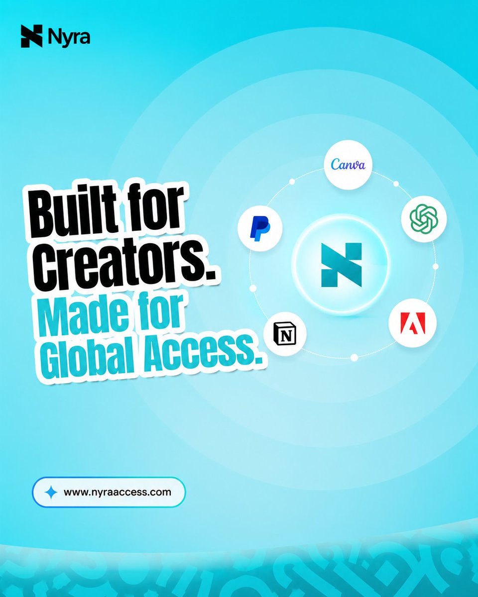 nyraaccess's tweet photo. Creating should be the focus.
Payments shouldn't get in the way.

Create without limits.
https://t.co/czXfoRoZ4V https://t.co/OSTurJGBoX