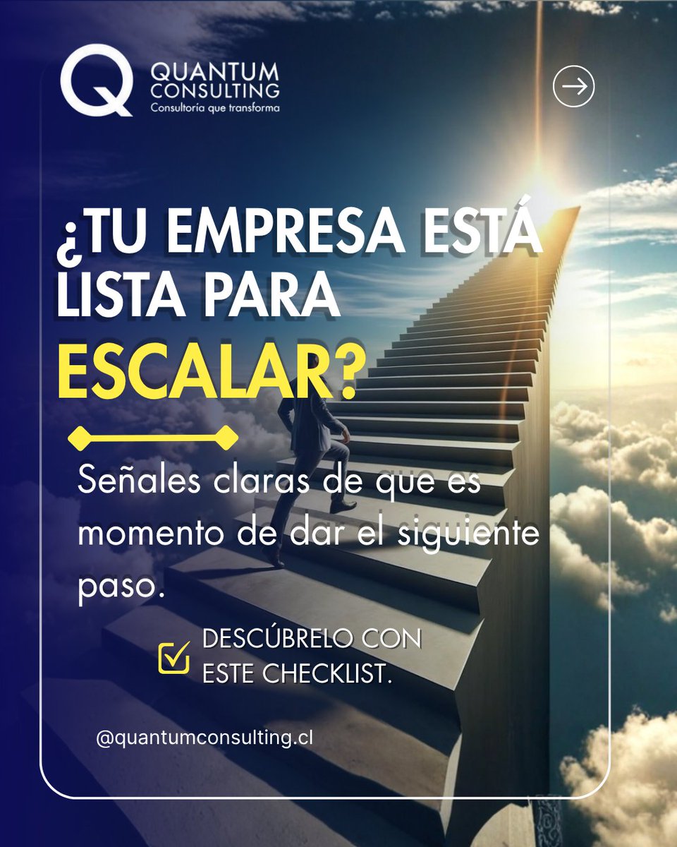 QuantumInd5_0's tweet photo. Crecer no siempre significa estar listo para escalar.

Si tu empresa depende de una sola persona, los procesos no dan abasto o las decisiones se toman sin información clara, es momento de fortalecer la gestión antes de seguir creciendo.

¿Te identificas con esto? Escríbenos y te ayudamos a escalar con seguridad.

#QuantumConsulting #CrecimientoEmpresarial #GestiónEmpresarial #Consultoría #Empresas