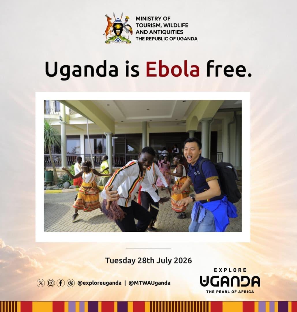 realFelixOnen's tweet photo. FINALLY #Uganda is FREE of Ebola.

This declaration was made by the Minister of Health, Dr Chris Baryomusi. https://t.co/atsLtXB8tb