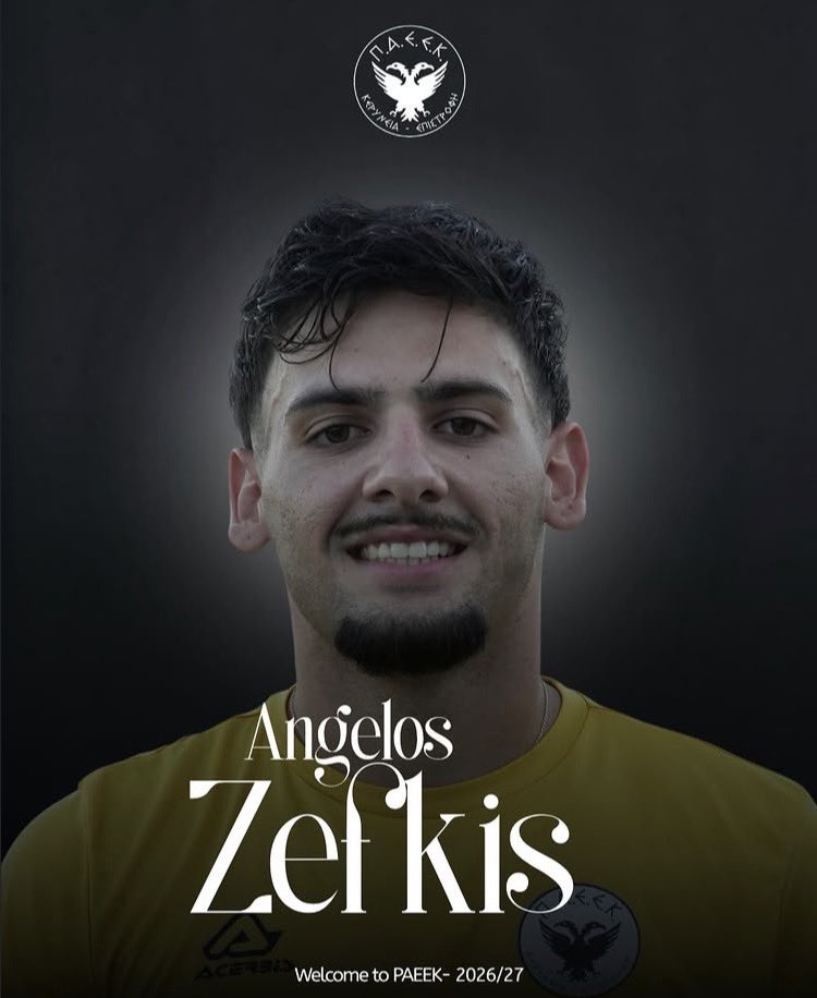 PAEEKFrance's tweet photo. Angelos Zefkis rejoint librement le PAEEK! Il peut jouer sur les deux ailes mais aussi en tant que deuxième attaquant. 

Bienvenue et donne nous la montée ! https://t.co/DDCcw0Gyti