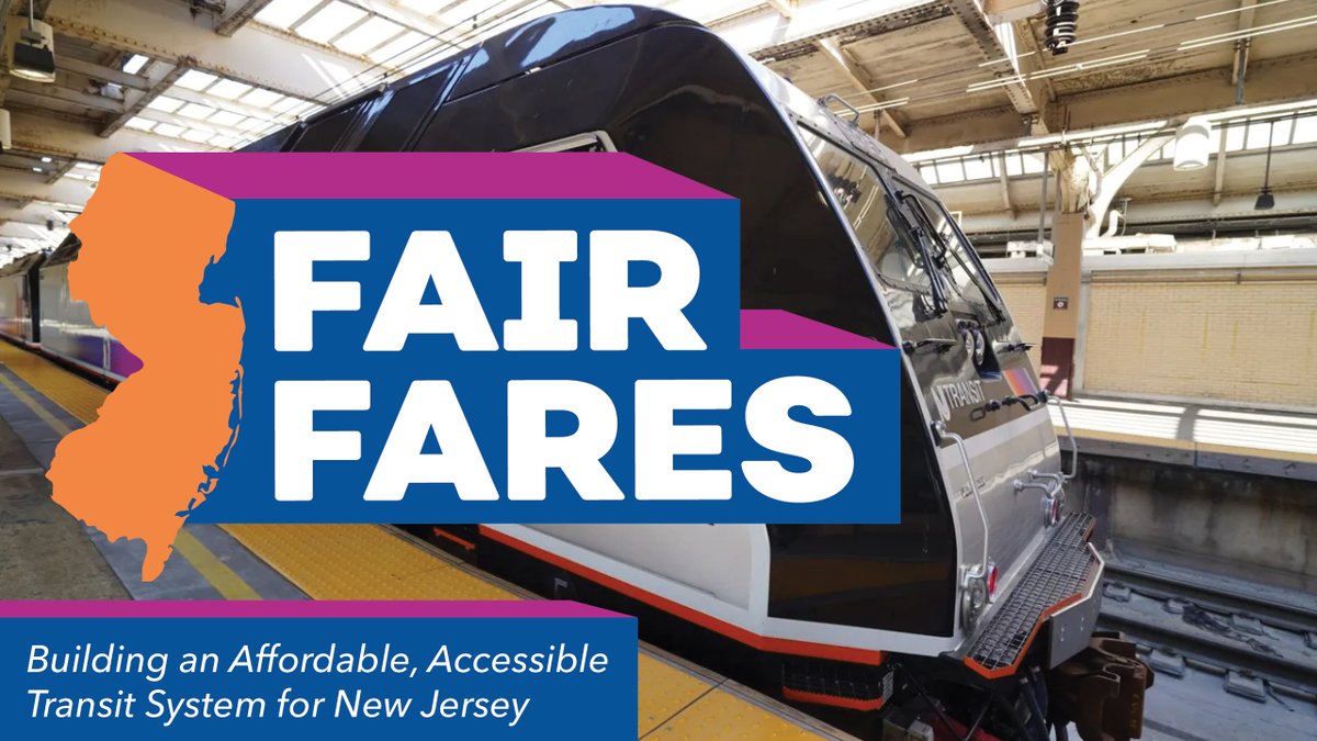 HudCoStreets's tweet photo. We are honored to support Fair Fares NJ. Every New Jerseyan deserves access to transit, and cost should never limit their access. Learn more about the campaign and tell Trenton it’s time to invest in riders: https://t.co/QovkUZ0Azw
#FairFaresNJ 
@RegionalPlan @Tri_State https://t.co/j0I2evBvBx
