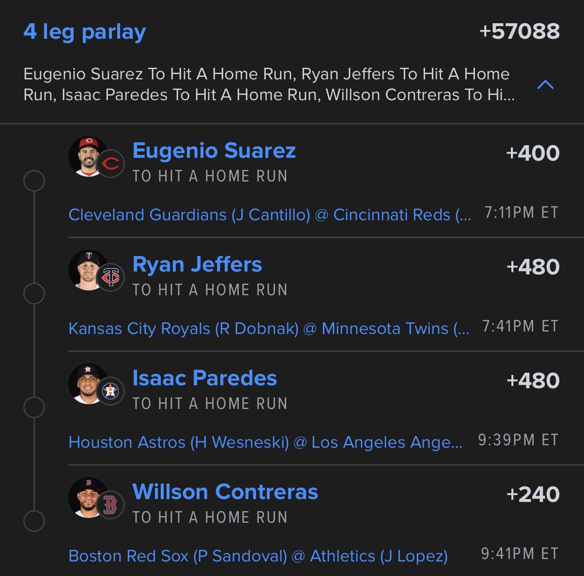 rudebets's tweet photo. 💎MLB HOME RUNS💎

May the gods be with you today. https://t.co/f29rrTPmKB