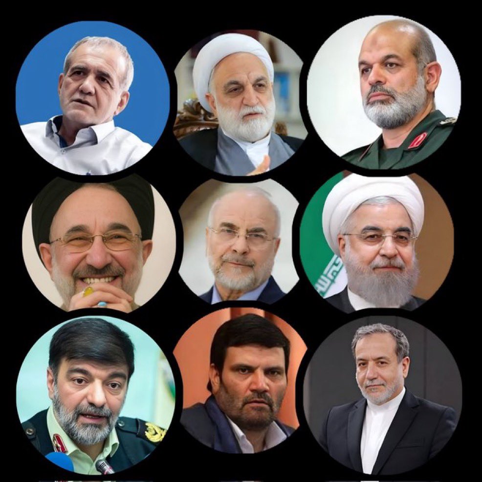 KarmelMelamed's tweet photo. Hey @POTUS,
Instead of hitting power plants, bridges &amp; infrastructure in Iran, why not take out these scum S.O.B.s who run that Islamo-Nazi regime &amp; ending this s*** show for good in Iran?

Why are you still on the fence? #FinishTheJob https://t.co/mzkkmn2Jrc