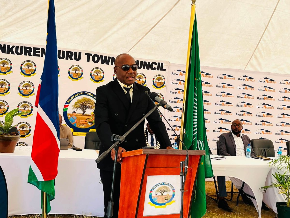 MurdNamibia's tweet photo. NKURENKURU-Today, the Minister of Urban and Rural Development, Hon. Sankwasa James Sankwasa, has called on young entrepreneurs to embrace innovation, technology and entrepreneurship as key drivers of Namibia's economic transformation. https://t.co/Gxjg9Xwn36
