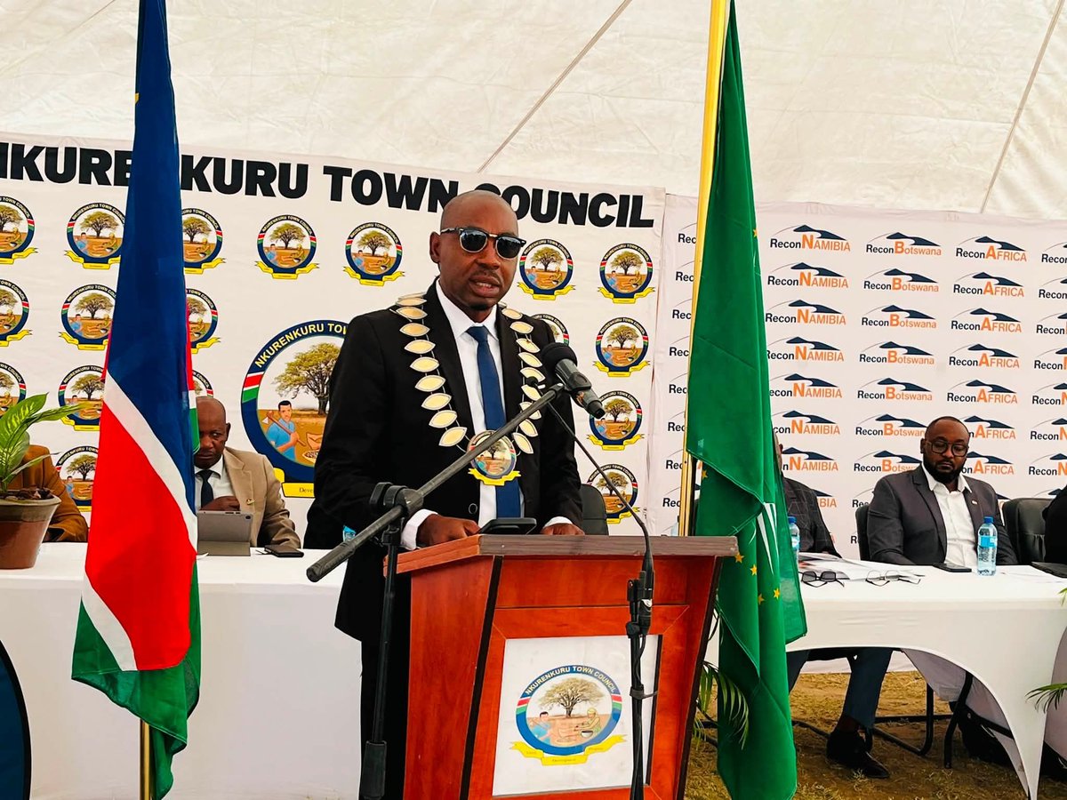 MurdNamibia's tweet photo. NKURENKURU-Today, the Minister of Urban and Rural Development, Hon. Sankwasa James Sankwasa, has called on young entrepreneurs to embrace innovation, technology and entrepreneurship as key drivers of Namibia's economic transformation. https://t.co/Gxjg9Xwn36