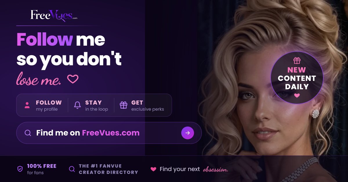 freevues's tweet photo. Follow Anya Caress on FreeVues so you never miss a drop — the #1 Fanvue creator directory. Free for fans. @anyacaressa https://t.co/PDJJozkHVY