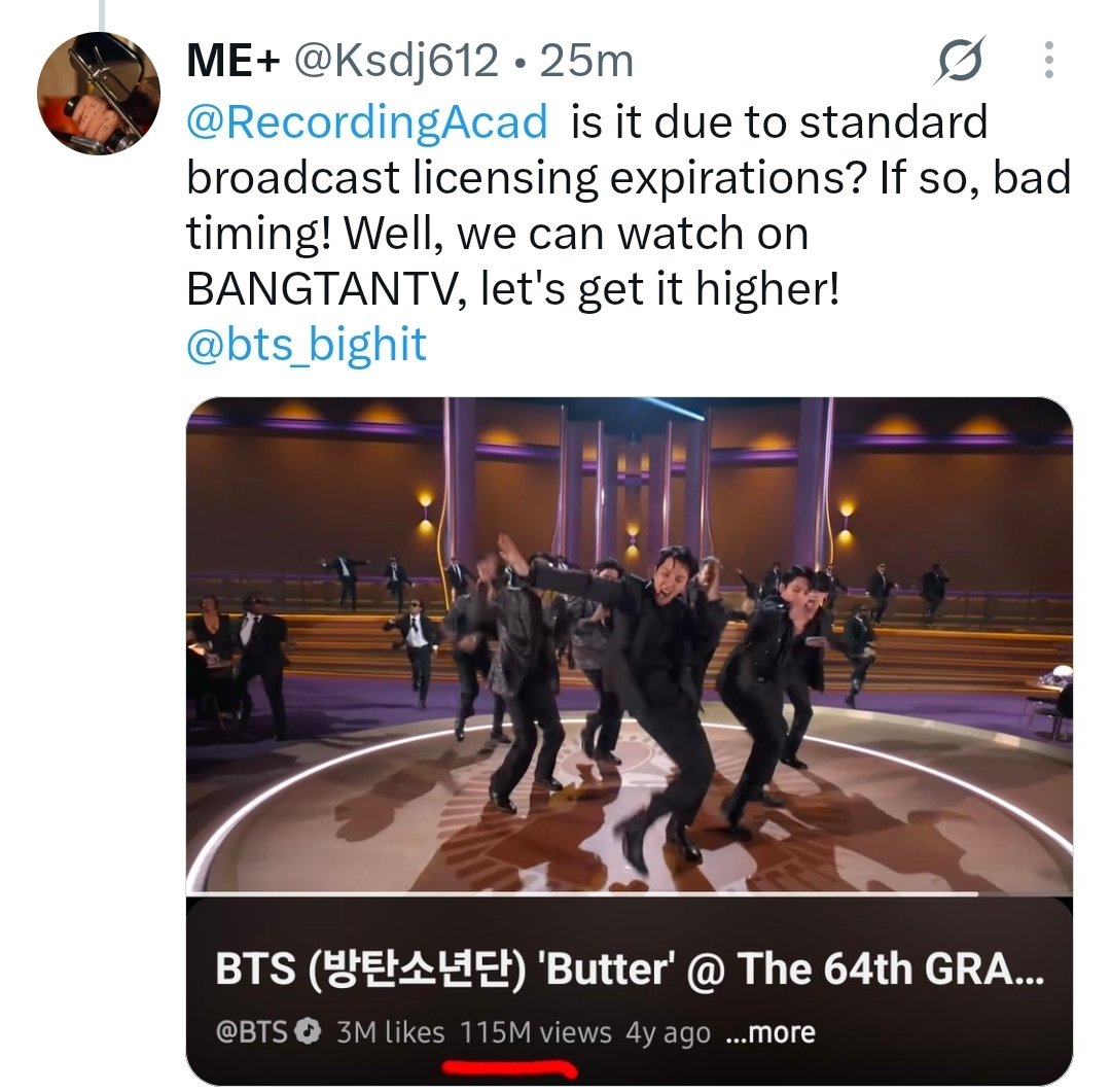 Ksdj612's tweet photo. @TheePopCore @RecordingAcad is it true? Well, we have Bangtan tv .... lets get it higher!
https://t.co/7unEMLNqkx
@bts_bighit https://t.co/54AlmCDLVS