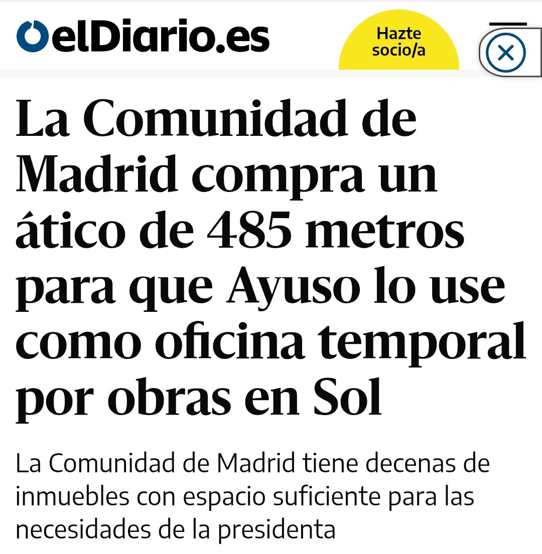 WyomingGran's tweet photo. En el nuevo ático de #AyusoAPrisión caben todos los bomberos de la comunidad de #Madrid. 
Sin entrar en su oficina. 

Y quien vota a semejante garrapata es gilipollas. Chin pum!
#MalasLenguas #Ayuso https://t.co/yFsbzL3zlw