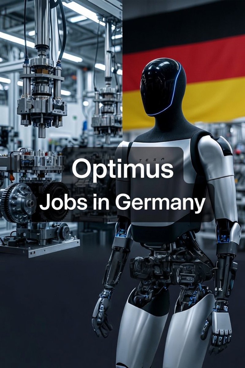 ann_404_'s tweet photo. 🚨 Tesla sucht gerade aktiv Leute für Optimus in Deutschland.

Aktuelle Stellen (u. a. in Prüm und Holzgerlingen):

• Robotics CAE Engineer, Optimus
• Mechanical Equipment Design Engineer (Geartrain Manufacturing)
• Geartrain Manufacturing Engineer, Optimus Actuators
• Controls Engineer, Geartrain Manufacturing
• Manufacturing Engineer, Line Design Geartrain

Hier wird an der Hardware und den Fertigungslinien für den humanoiden Roboter gebaut – nicht nur in Fremont.
