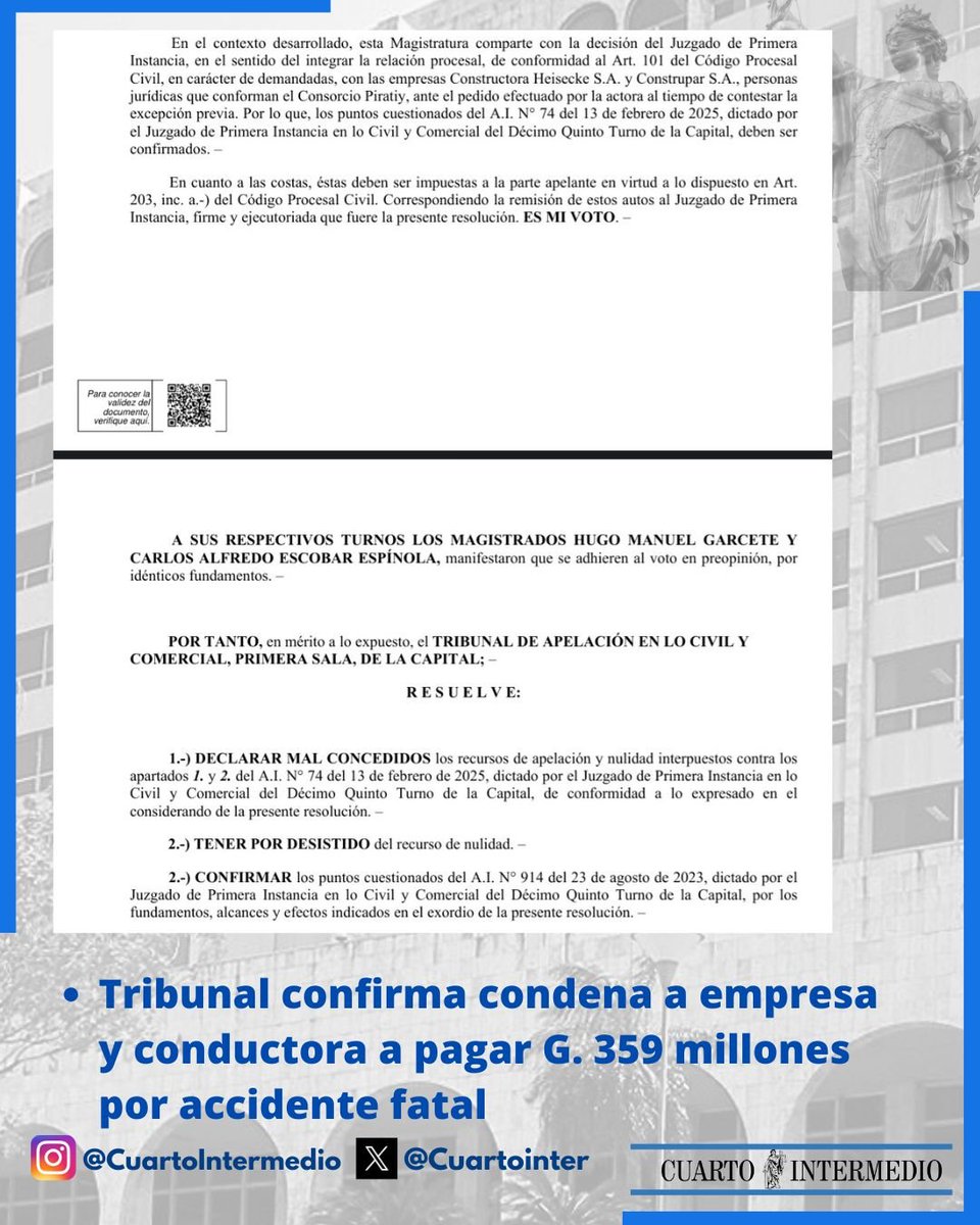 Cuarto Intermedio tweet media
