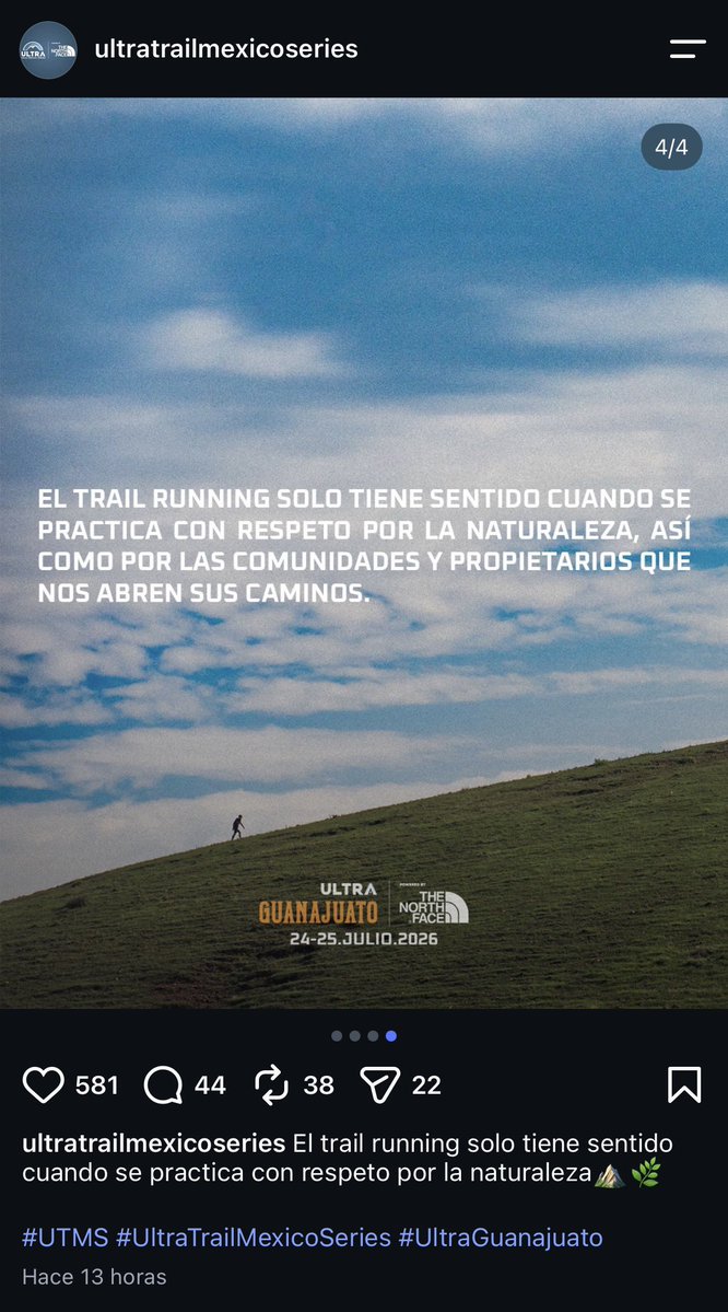 alexramblasr's tweet photo. Organizadores de la @UltraTrailMex, de @thenorthface, se deslindaron de la devastación de garambullos en Guanajuato.

Pese a señalamientos y acusaciones, no expresaron disposición para contribuir con las autoridades en el esclarecimiento de los hechos ni ofrecieron participar en las labores de rescate y replantación de las cactáceas afectadas, aunque sí aprovecharon el entorno para su evento…