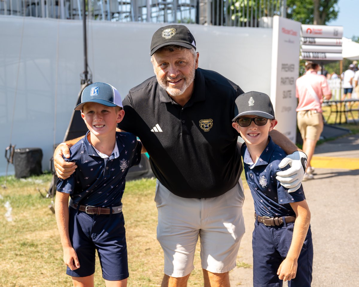 OaklandMBB's tweet photo. Coach Kampe. Birdies. Rocket Classic Pro-Am. ⛳️ https://t.co/zcs7SDIHqs