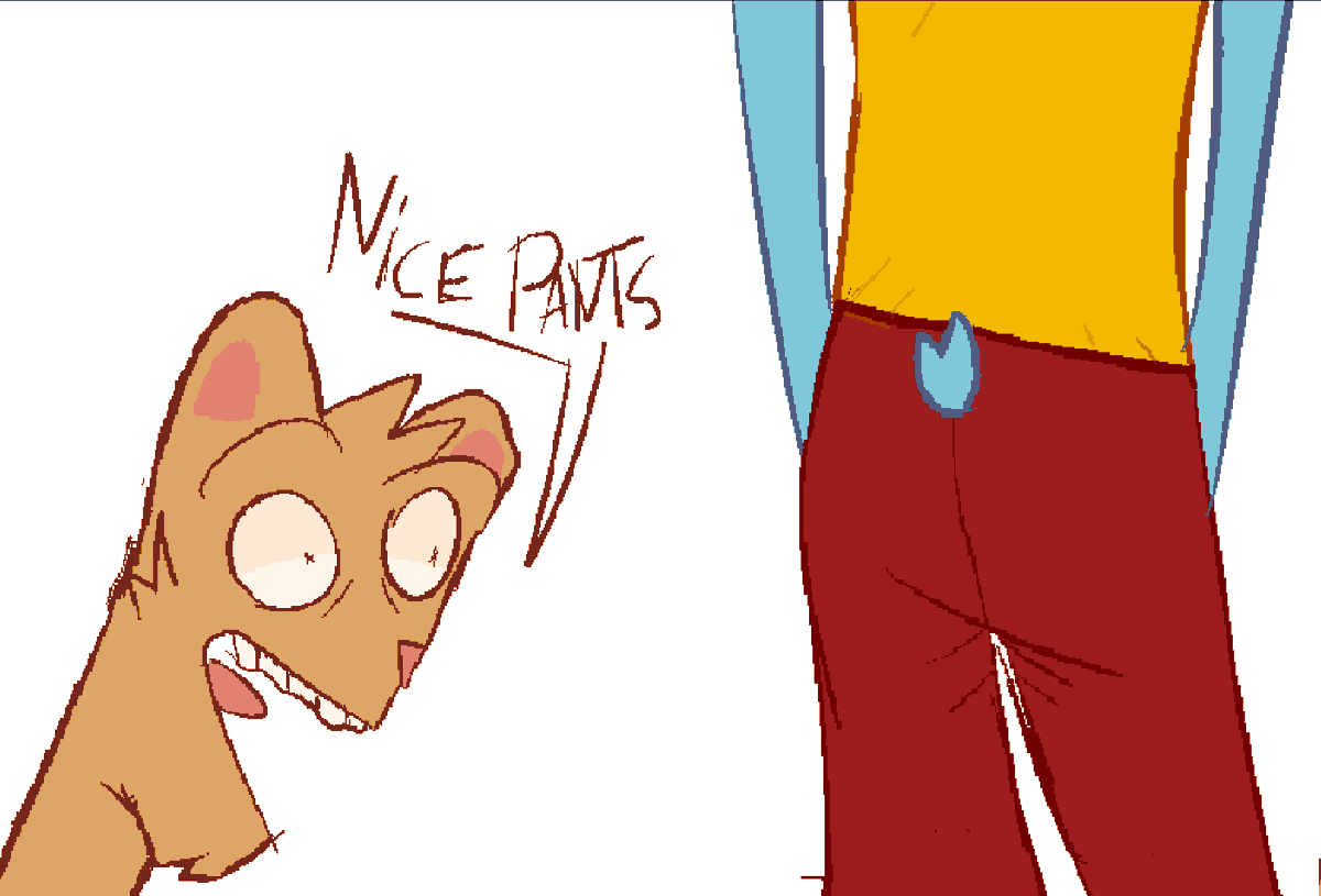 Frey426's tweet photo. can i just draw funny gay people

#nicepants #deltarune https://t.co/yOqqFenVCX