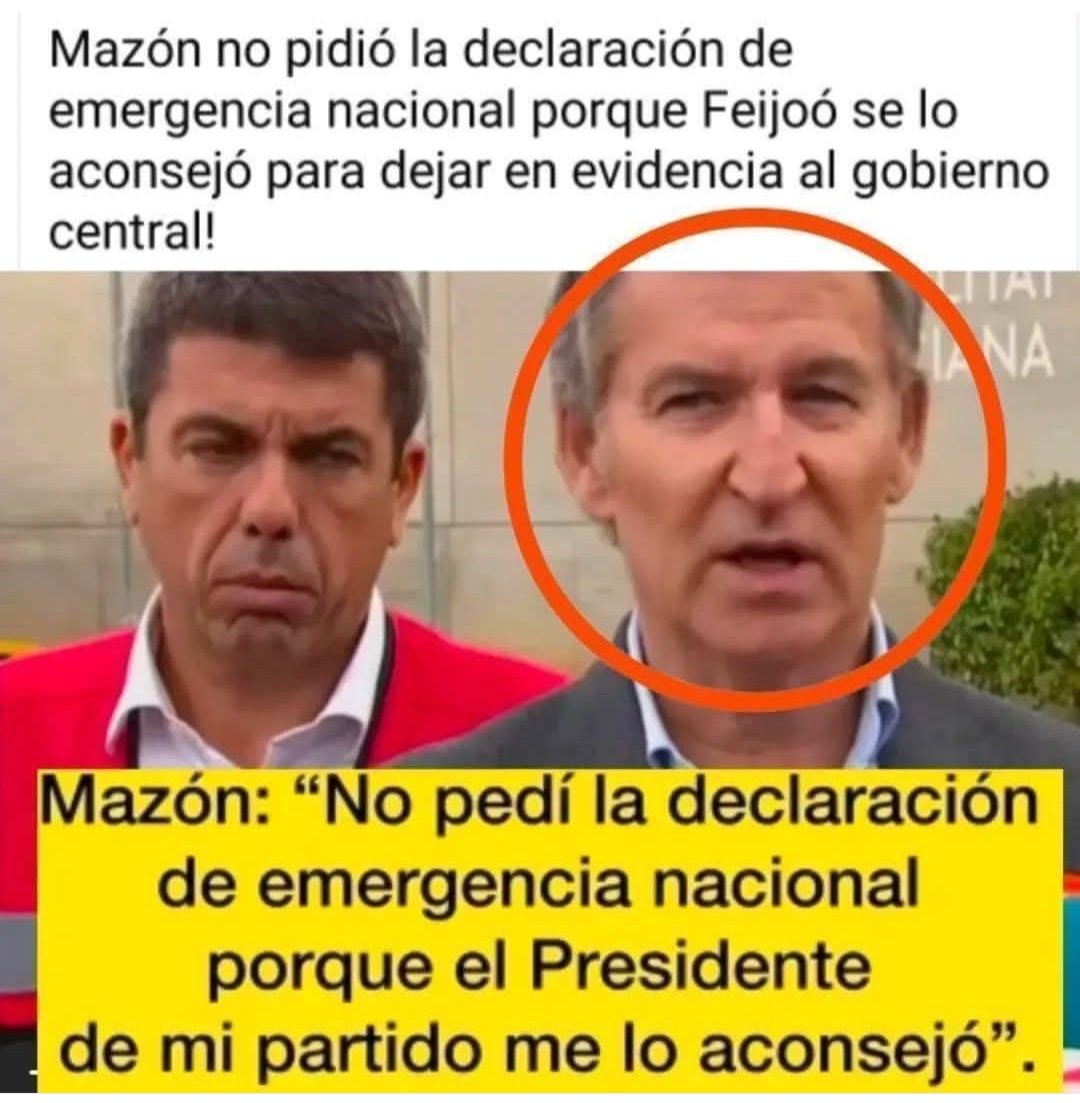 ManuelGmezHoyo1's tweet photo. Ya nos vamos aclarando. Ahora comprendemos el por que @NunezFeijoo a dia de hoy , sigue apoyando a MAZON ...! Incondicionalmente !. Por si le da por cantar , y ha cantado. https://t.co/3Qq0tAiOi0